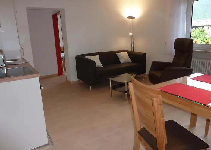 公寓 Apartmenthaus Sonnenschein - Chiemgau Karte 因泽尔